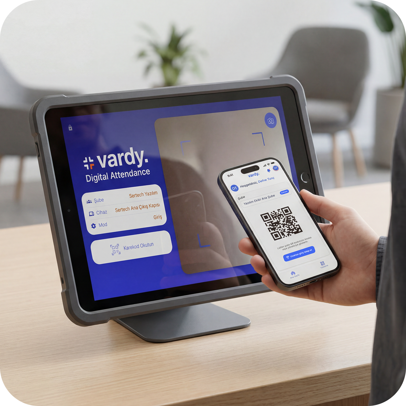 QR Kodlu Personel Takip Sistemi