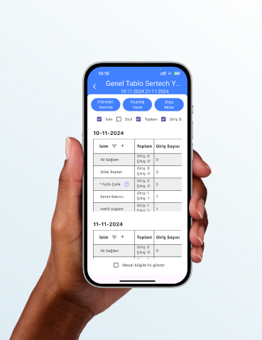 Konum Doğrulamalı Mobil Personel Takip